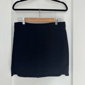Jcrew Navy Blue Wool Mini Skirt